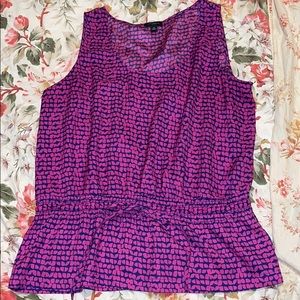 Ann Taylor Sleeveless Blouse